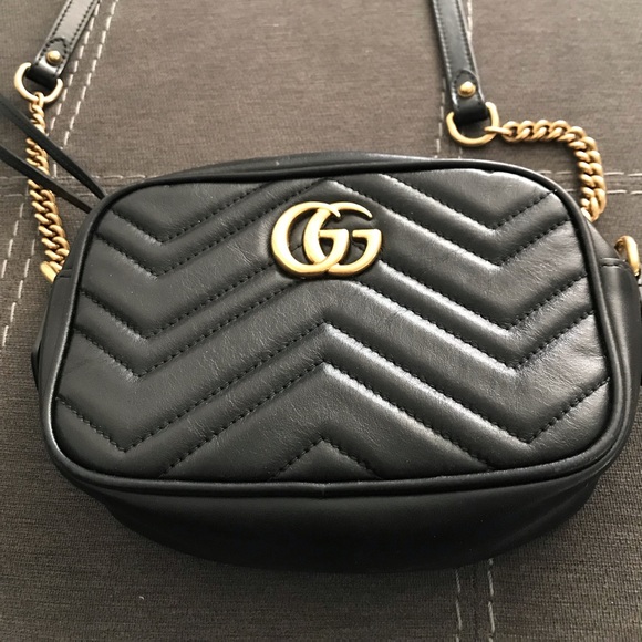 Gucci Handbags - Gucci Marmot 2.0 Matelasse Leather Shoulder Bag